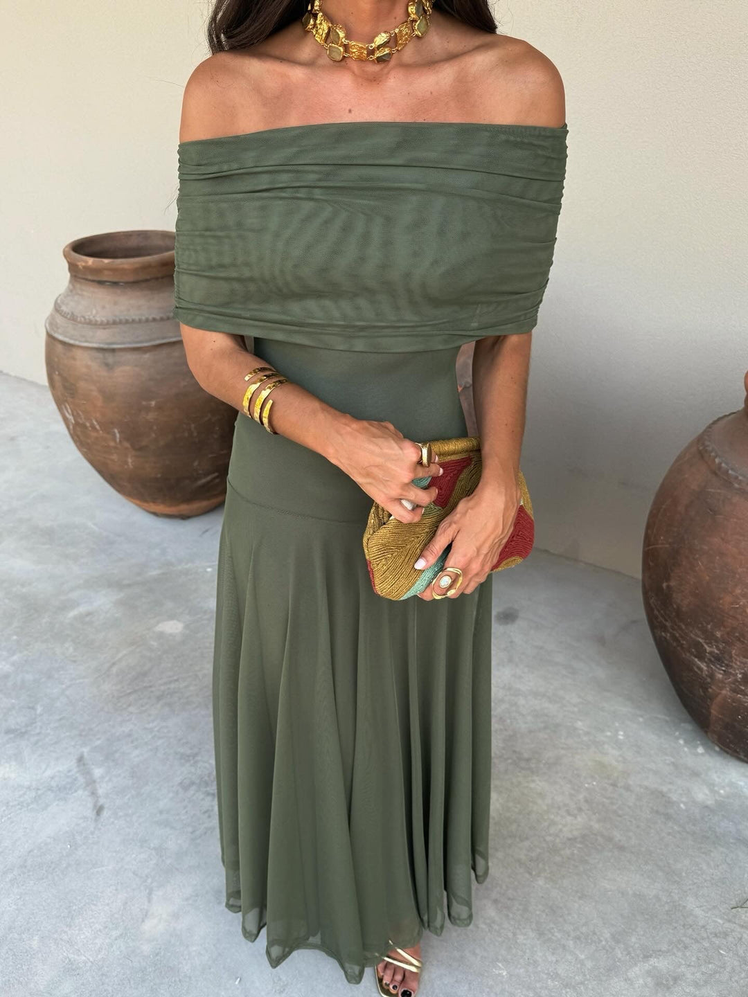 VESTIDO TOLEDO EN VERDE