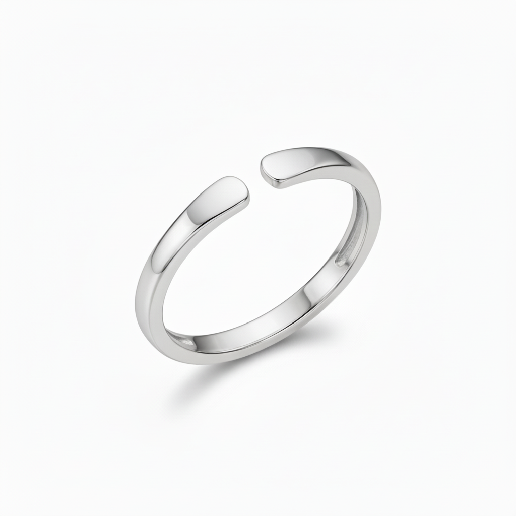 ANILLO ABIERTO DOBLE INICIAL