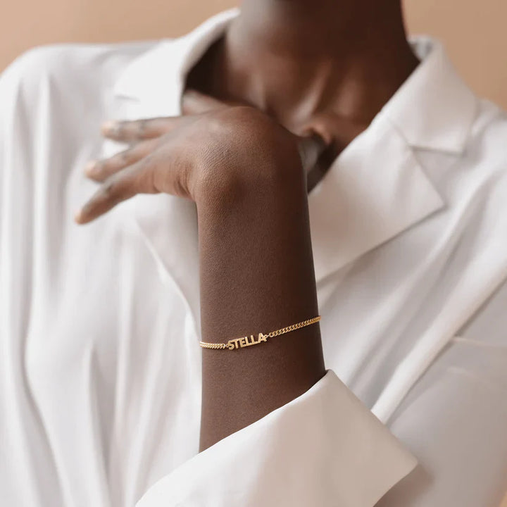 Pulsera AUXANA con nombre personalizado