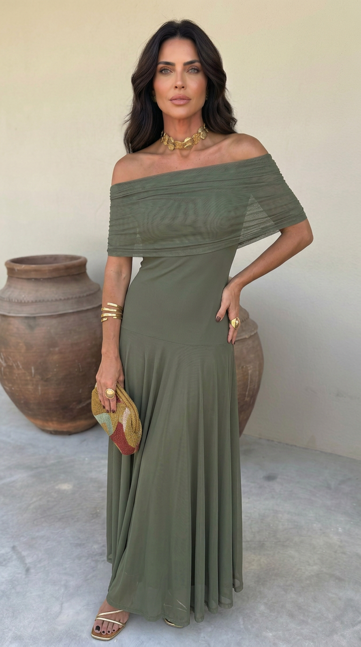 VESTIDO TOLEDO EN VERDE