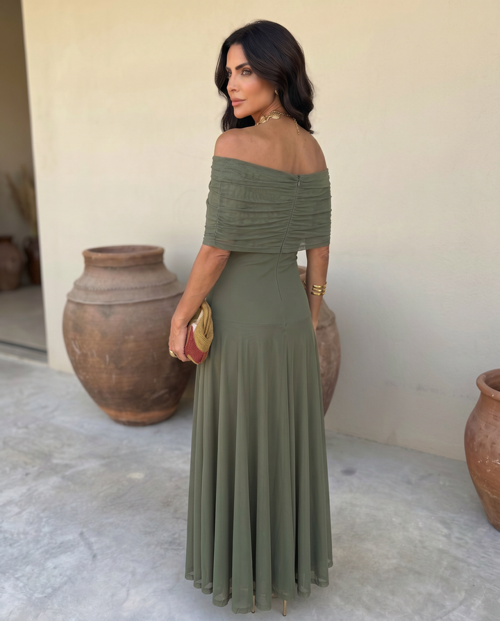 VESTIDO TOLEDO EN VERDE