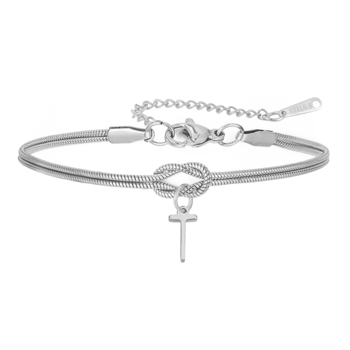 PULSERA NUDO CON INICIAL